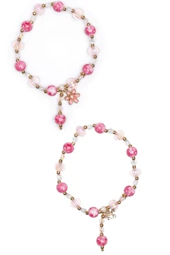 Great Pretenders Armband met Ketting Pink Crystal Bracelet