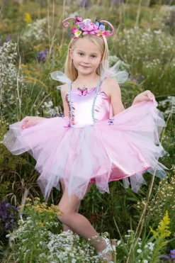 Great Pretenders Jurk met Hoofdband Woodland Butterfly Dress size 5-6