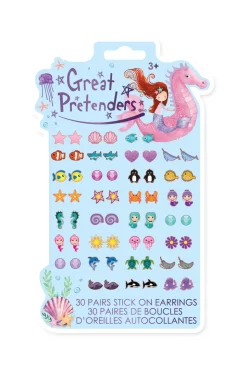 Great Pretenders Mermaid Stick on Earrings 30 pairs