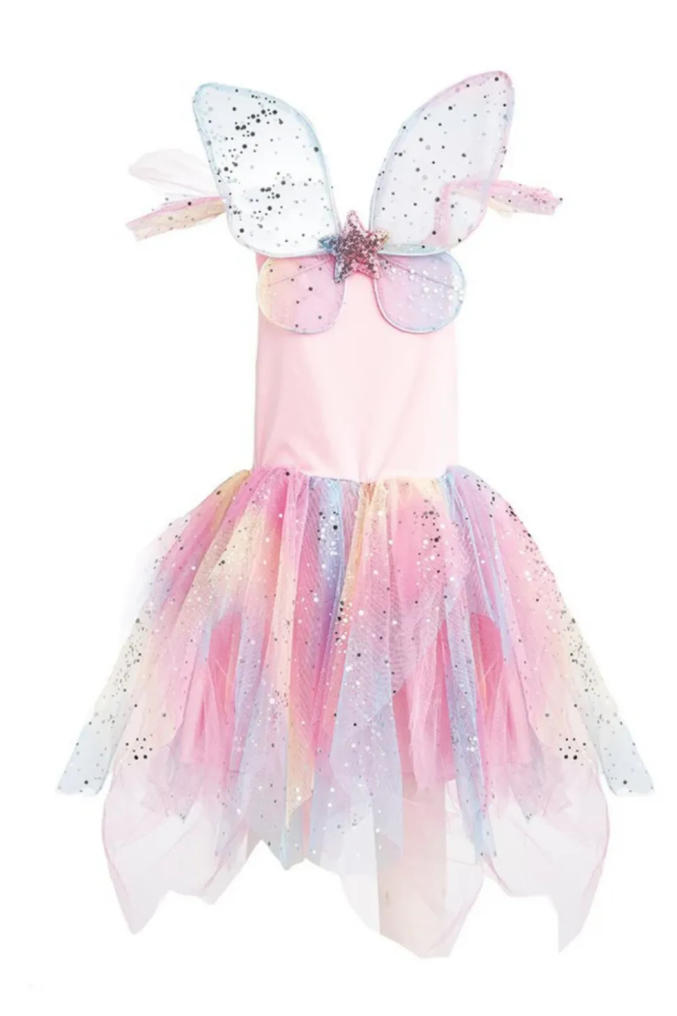 Great Pretenders Regenboog Fee Jurk size US 5-6