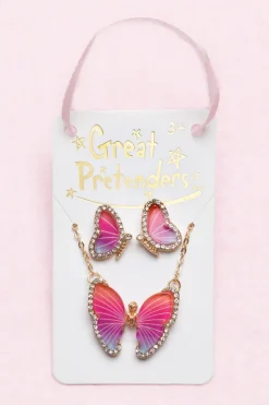 Great Pretenders Sieradenset Butterfly Necklace&Earring