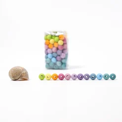 Grimm's Houten Pastel Kralen set 120-delig 10259