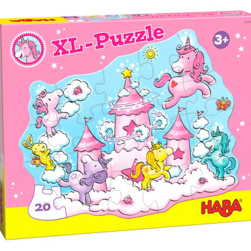 Haba Puzzel Eenhoorn Flonkerglans Wolkenpuzzelpret 20pcs