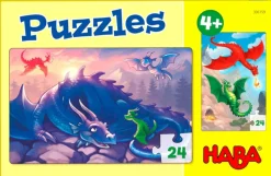 Haba Puzzels Draken 24pcs set 2-delig