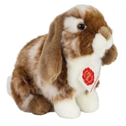 Hermann Teddy Knuffel Haas Zittend Donkerbruin