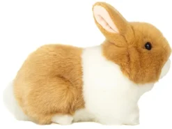 Hermann Teddy Knuffel Konijntje Beige-Wit 23 cm