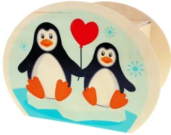 Hess Spaarpot Pinguïn Hout