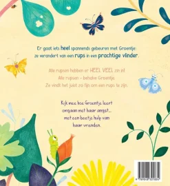 Het kleine bezorgde rupsje