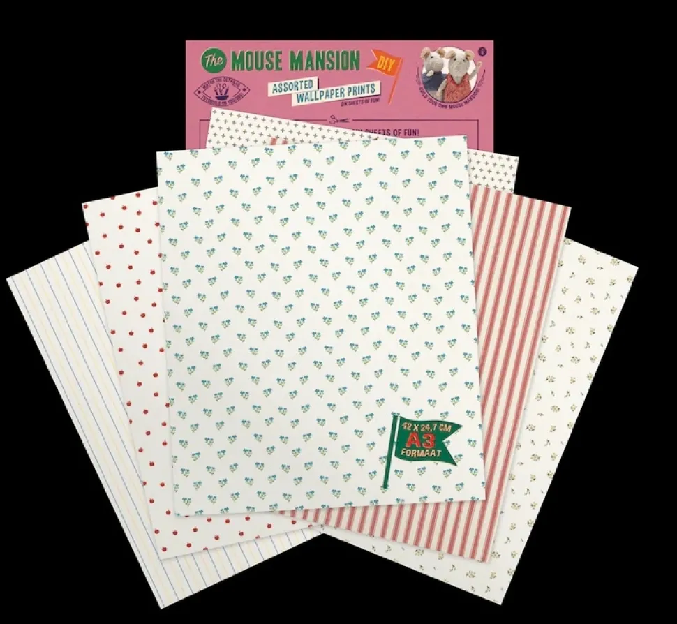 Het Muizenhuis Knipvellen - Behang