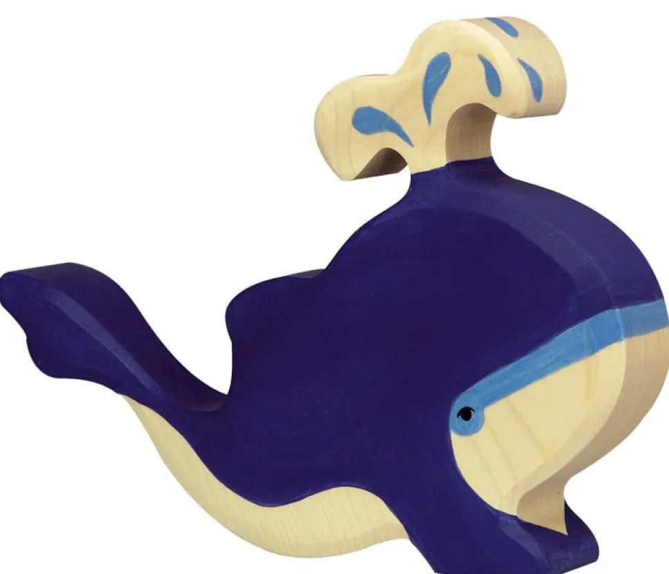 Holztiger Blauwe Vinvis 80195