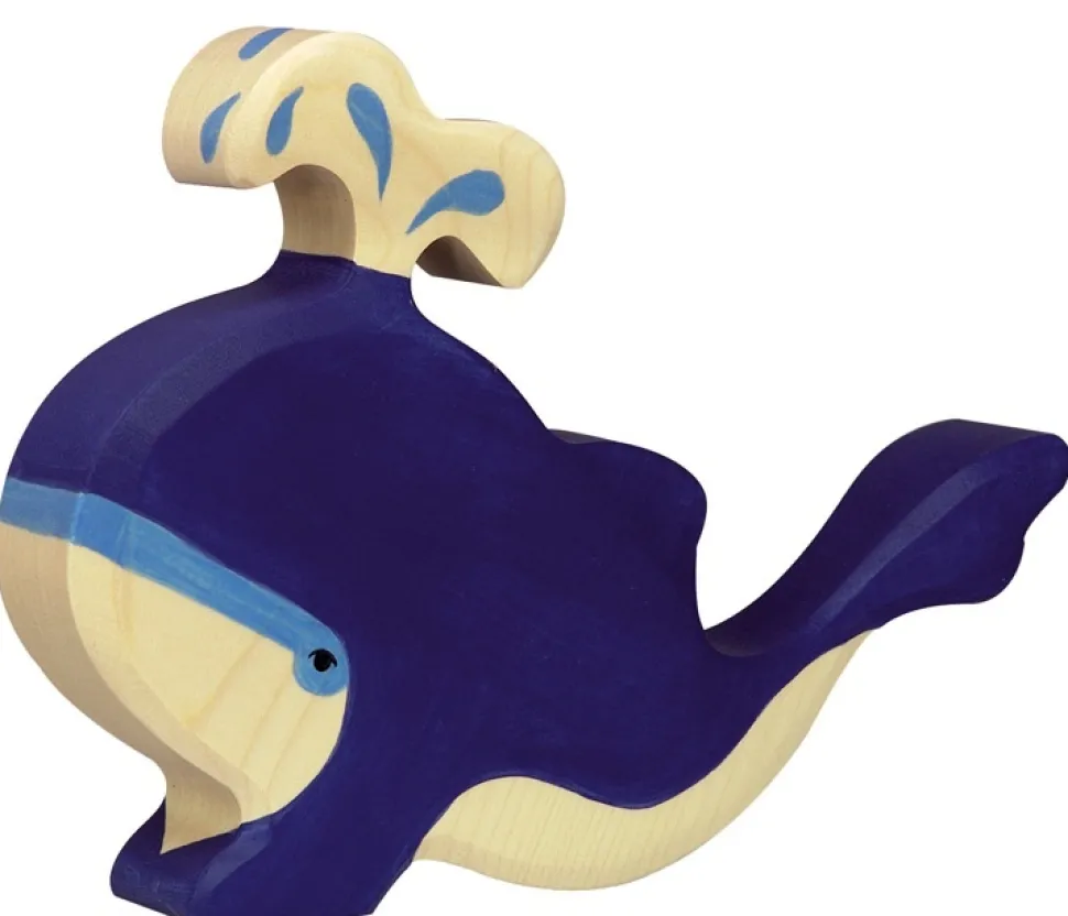 Holztiger Blauwe Vinvis 80195