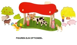 Holztiger Kerststal Schuur 80312