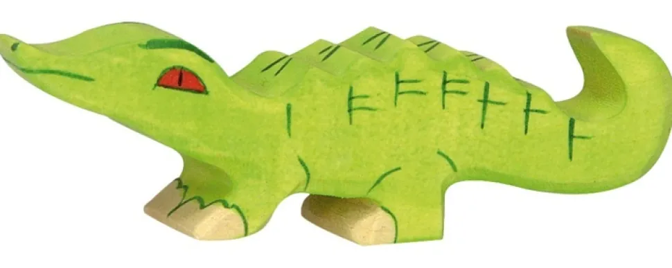 Holztiger Krokodil 80175