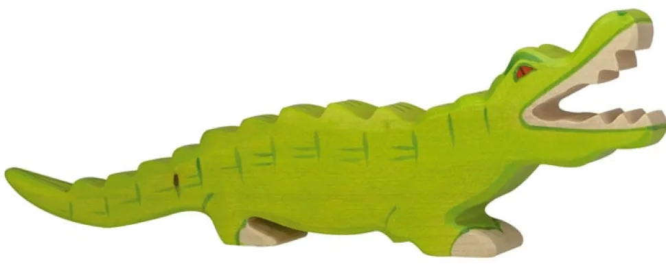 Holztiger Krokodil 80174