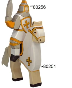 Holztiger Ridder Rijdend Wit 80256