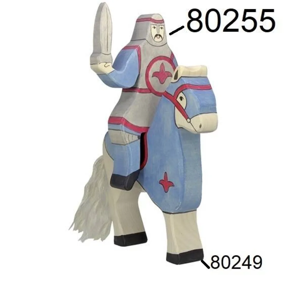 Holztiger Ridder Rijdend Blauw 80255