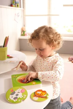 Houten puzzel Boerderijdieren