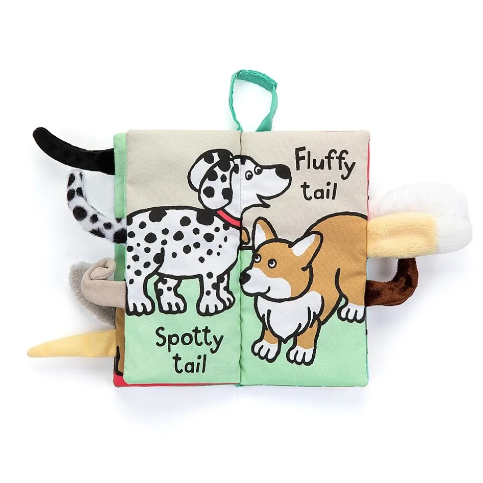 Jellycat Knisperboek Staartenboek Puppy Tails