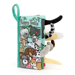 Jellycat Knisperboek Staartenboek Puppy Tails