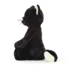 Jellycat Knuffel Kat Bashful Black Kitten Medium