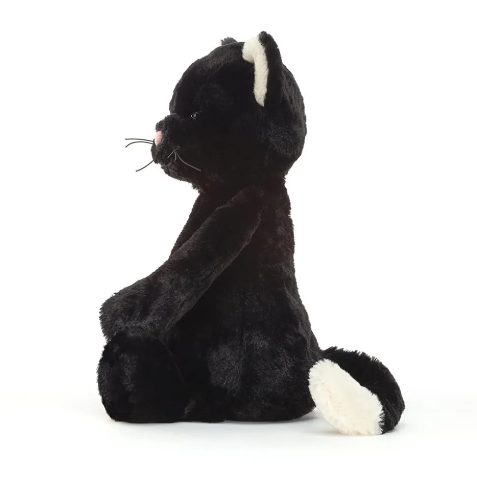 Jellycat Knuffel Kat Bashful Black Kitten Medium