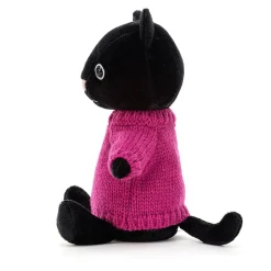 Jellycat Knuffel Kat Kniten Kitten Fuschia