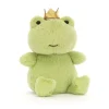 Jellycat Knuffel Kikker Crowning Croaker Green