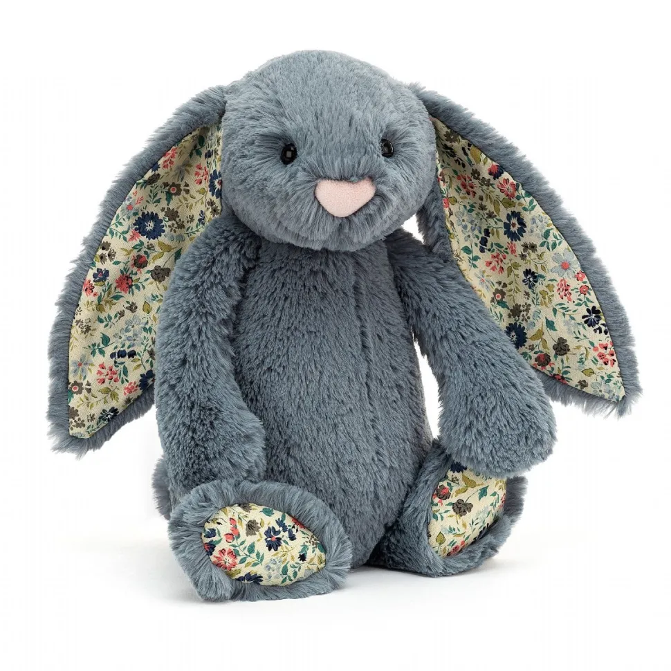 Jellycat Knuffel Konijn Blossom Dusky Blue Bunny Medium