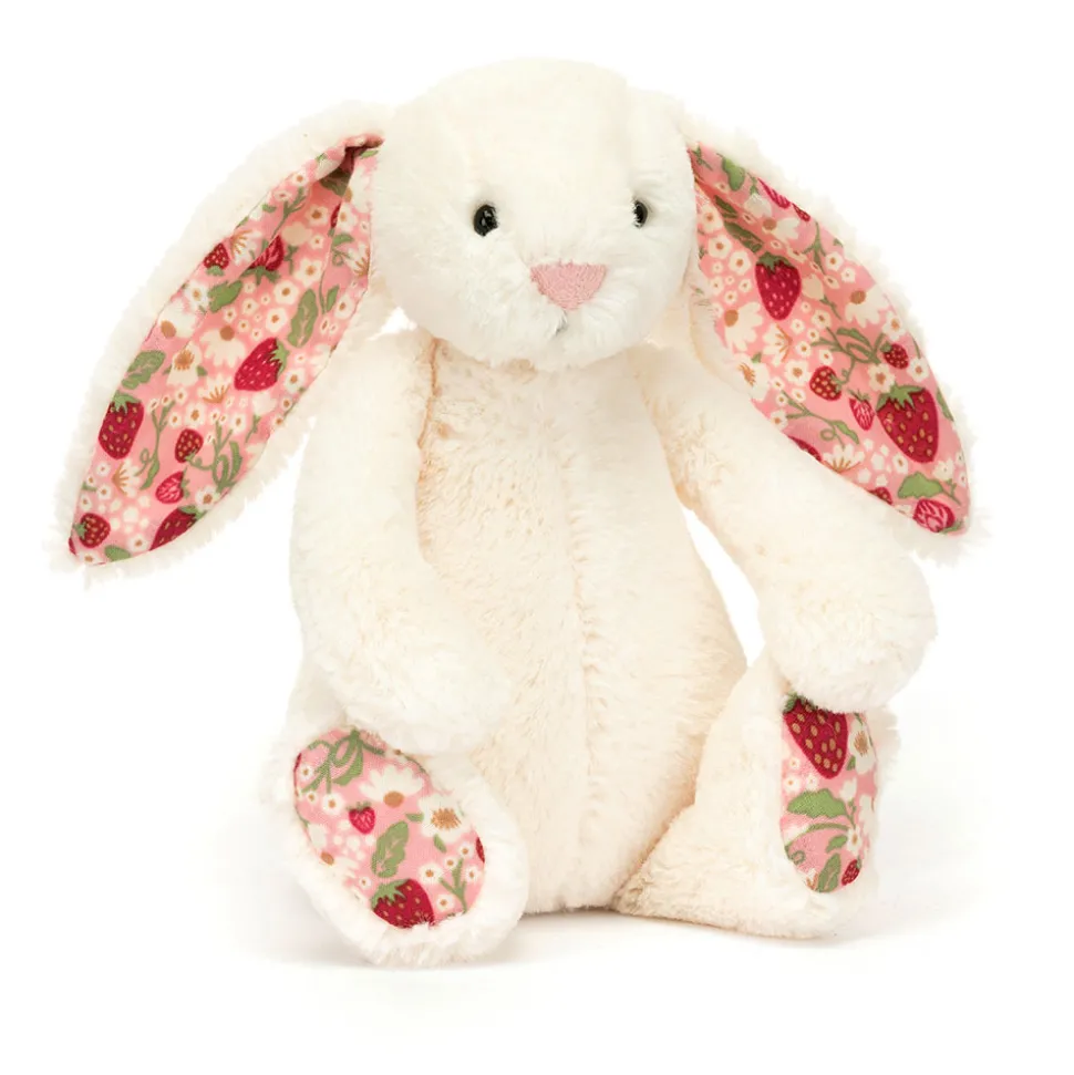 Jellycat Knuffel Konijn Blossom Cream Bunny Berry 18 cm