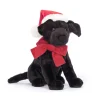 Jellycat Knuffel Winter Warmer Pippa Black Labrador