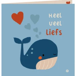 Kaart met envelop Walvis