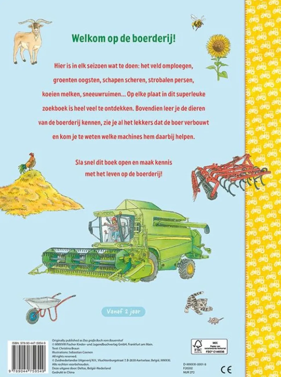 Kijk- en zoekboek - Op de boerderij