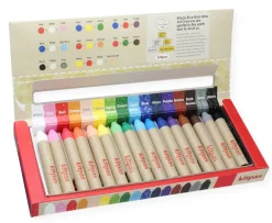 Kitpas Rijstwax (Raam)Krijt Medium Set 16-delig