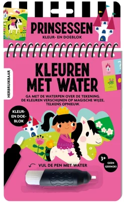 Kleuren met water Prinsessen