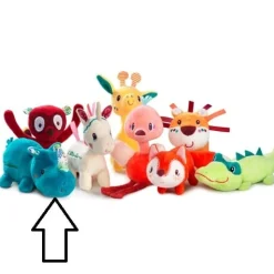 Lilliputiens Knuffel Marius de Neushoorn Minifiguur