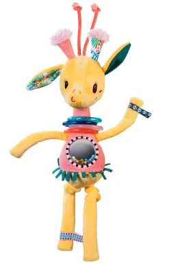 Lilliputiens Knuffel Rammelaar Giraf Zia Dansend