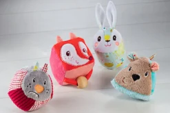 Lilliputiens Knuffelspeelgoed Bosdieren Set 4-delig