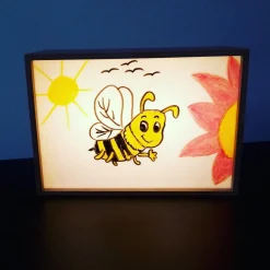 Limundo Wandlamp Rechthoekig Draw Here Beuken Hout