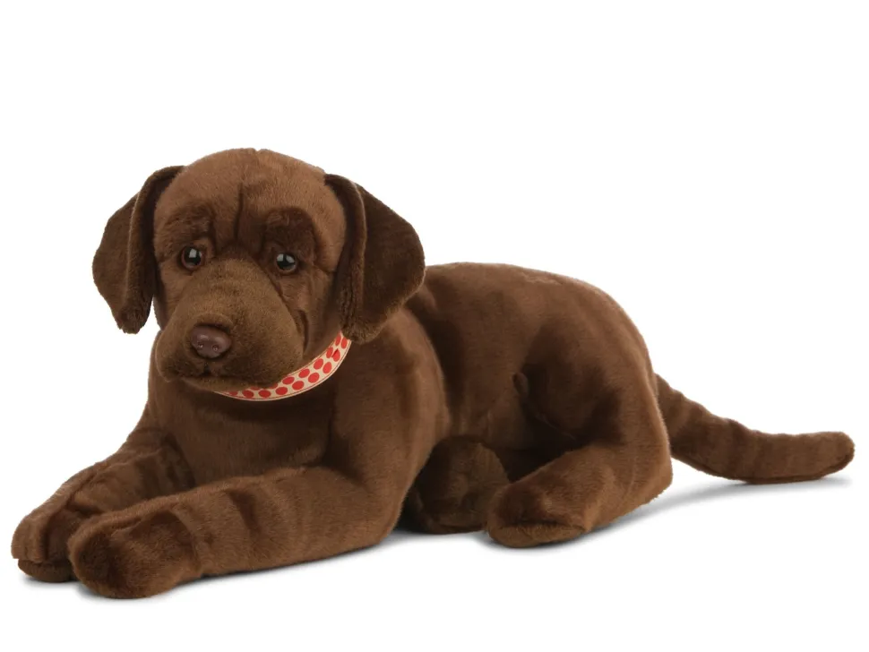 Living Nature Knuffel Hond Labrador Chocoladebruin
