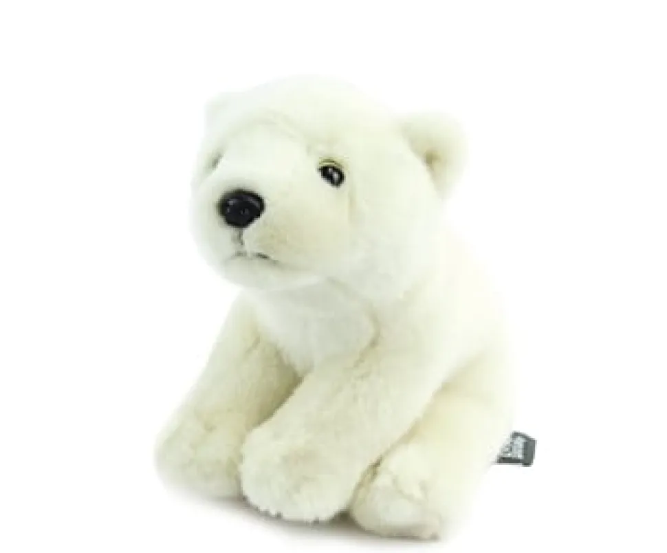 Living Nature Knuffel IJsbeer Zittend