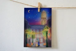 Lotte Drouen Ansichtkaart Halloween in Utrecht