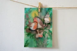 Lotte Drouen Ansichtkaart Je kunt het vogel!