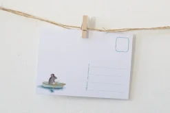 Lotte Drouen Ansichtkaart Bootje varen