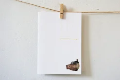 Lotte Drouen Ansichtkaart Beer, das en vos bedankt!