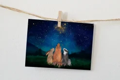 Lotte Drouen Ansichtkaart Sterren Kijken