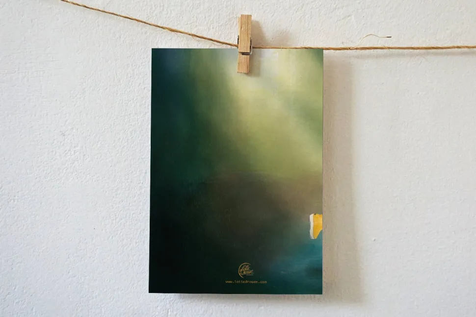 Lotte Drouen Wenskaart Dansen in de Regen