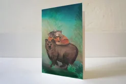 Lotte Drouen Wenskaart Stapeldieren