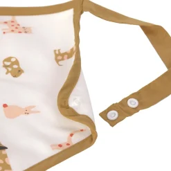 Lässig Babyslabbetje Medium Little Mateys Spicy Orange 2pcs