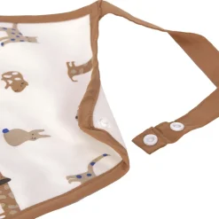 Lässig Babyslabbetje Medium Little Mateys Royal Blue