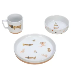 Lässig Kinderservies Porselein Spicey Orange set 3-delig